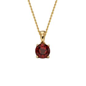 Birthstone Pendant - January - Garnet