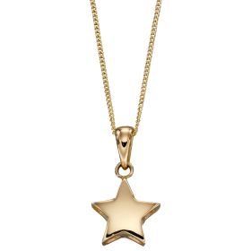 Small Star Pendant in 9ct Gold