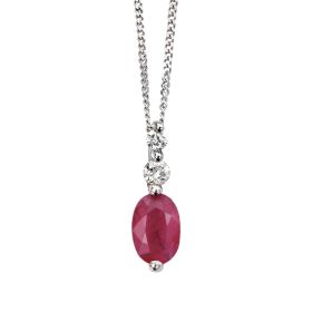 Ruby Drop Pendant