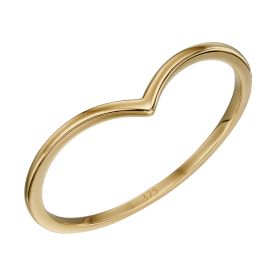 V Shape Band Stacking Ring-52