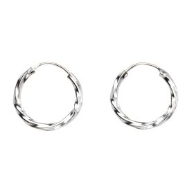 Small Twisted Hoop Earrings