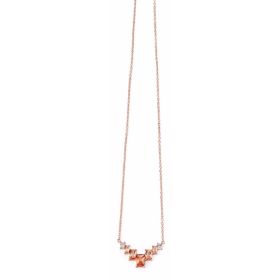 Rose Gold and Cubic Zirconia Necklace