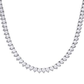 Diamonfire Zirconia Tennis Necklace