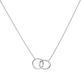 Diamonfire Interlocking Rings Necklace