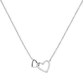 Diamonfire Interlinked Heart Necklace