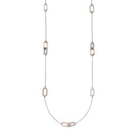 Fiorelli Interlocking Square Station Necklace