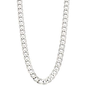 Fred Bennett Heavyweight Diamond Cut Curb Chain Necklace