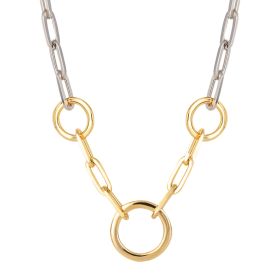 Fiorelli Open Circle Chain Link Necklace