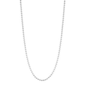 Diamond Cut Disc Necklace