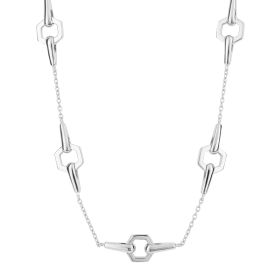 Fiorelli Interlinking Hexagonal Station Necklace