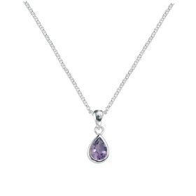 Amethyst Teardrop Pendant