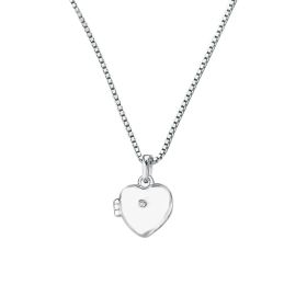 Heart Locket Pendant with Diamond