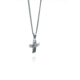 Fred Bennett Triple Bar Cross Pendant