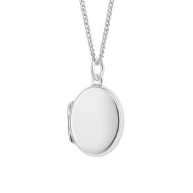 Small Oval Locket Pendant