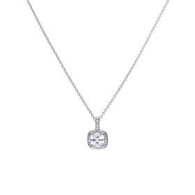 Diamonfire Square Pave Set Pendant