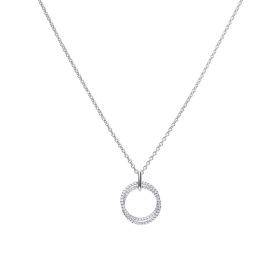 Diamonfire Intertwined Circles Pendant