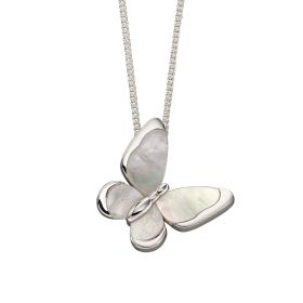 Mother of Pearl Butterfly Pendant