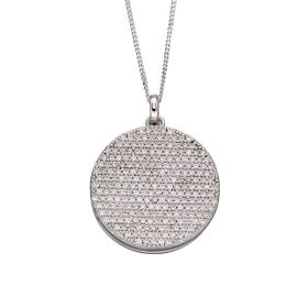 Fiorelli Round Locket with Pave Cubic Zirconia