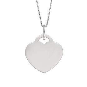 Engravable Heart Pendant