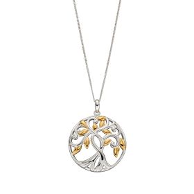 Tree of Life Gold Plate Pendant