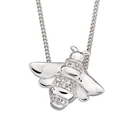 Cubic Zirconia Bee Pendant