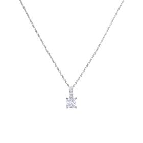 Diamonfire Princess Cut Zirconia Pendant