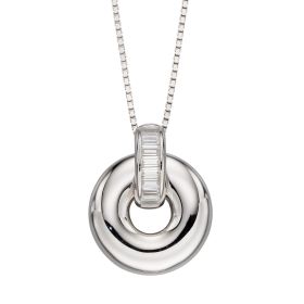 Fiorelli Puffed Open Circle Pendant