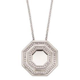 Fiorelli Layered Octagon Pendant with Cubic Zirconia