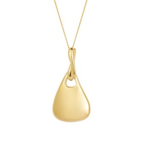 Yellow Gold Plated Sensory Organic Pendant