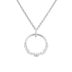 Diamonfire Open Circle Scatter Pendant