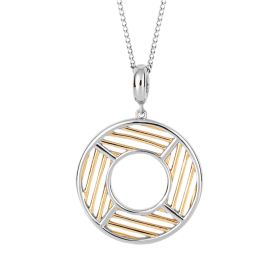 Fiorelli Geo Cage Design Open Circle Pendant