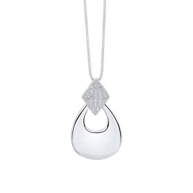 Fiorelli Prism and Open Teardrop Pendant