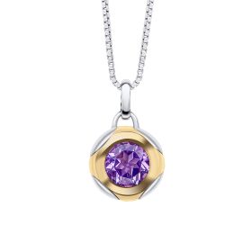 Fiorelli Faceted Amethyst Pendant