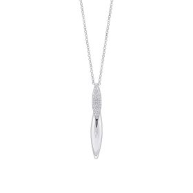 Fiorelli Long Navette Pave Drop Pendant