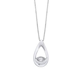 Fiorelli Nestled Cubic Zirconia Droplet Pendant