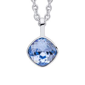 Cushion Cut Light Sapphire Crystal Pendant