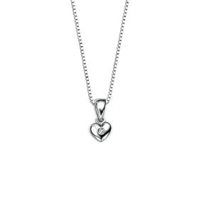 Heart Pendant with Diamond