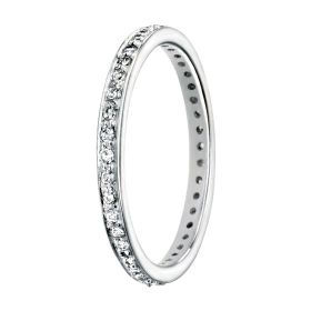 Pave CZ Eternity Ring