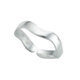 Wavy Band Toe Ring