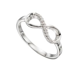 CZ Infinity Ring