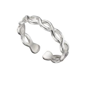 Open Twist Toe Ring