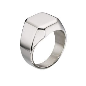 Fred Bennett Stainless Steel Signet Ring