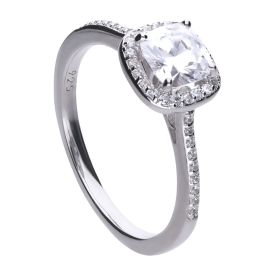 Diamonfire Square Pave Set Ring