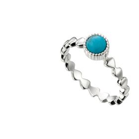 Small Blue Magnesite Ring