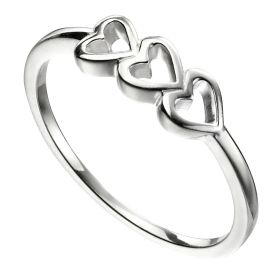 Triple Heart Ring