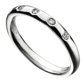 Flush Set CZ Ring