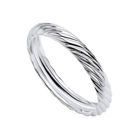 Twisted Rope Textured Ring