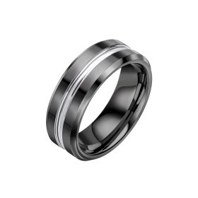 Fred Bennett Tungsten Ring with IP Black Plating