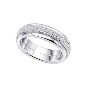 Cubic Zirconia Spinner Ring