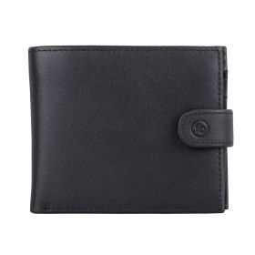 Fred Bennett Black Leather Wallet with Coin Purse